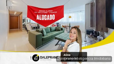 Apartamento com 4 quartos para alugar em Sul, Águas Claras — foto 1