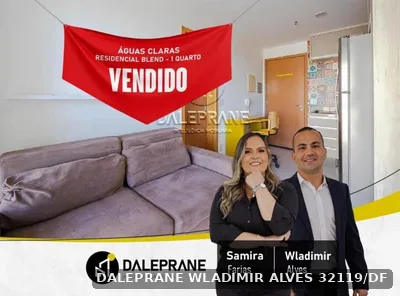Apartamento com 1 quarto à venda em Sul, Águas Claras — foto 1