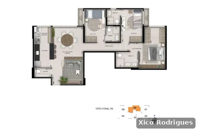 Apartamento com 3 quartos à venda — foto 3