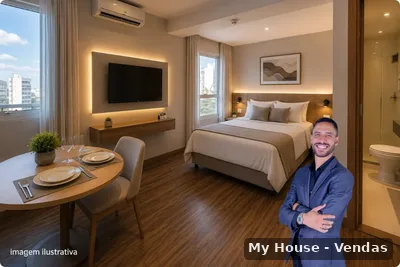 Apartamento com 1 quarto à venda em Sul, Águas Claras — foto 1