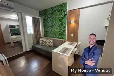 Flat com 1 quarto à venda em Sul, Águas Claras — foto 1