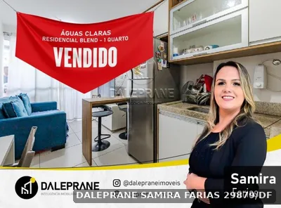 Apartamento com 1 quarto à venda em Sul, Águas Claras — foto 1