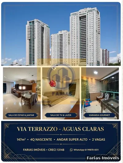 Apartamento com 4 quartos à venda em Sul, Águas Claras — foto 1