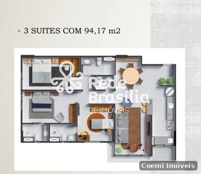 Apartamento com 3 quartos à venda — foto 3