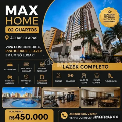 Apartamento com 2 quartos à venda em Norte, Águas Claras — foto 1