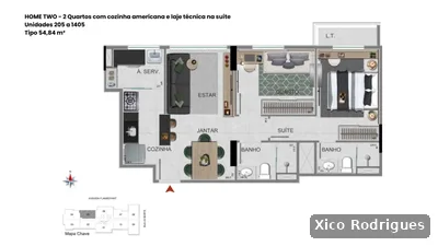 Cobertura com 2 quartos à venda — foto 4