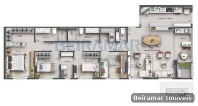 Apartamento com 4 quartos à venda em Norte, Águas Claras — foto 1