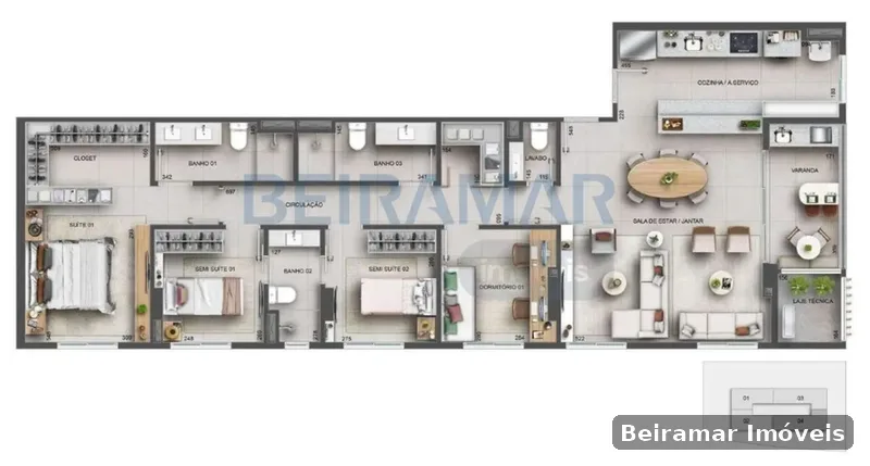 Apartamento com 4 quartos à venda — foto 1